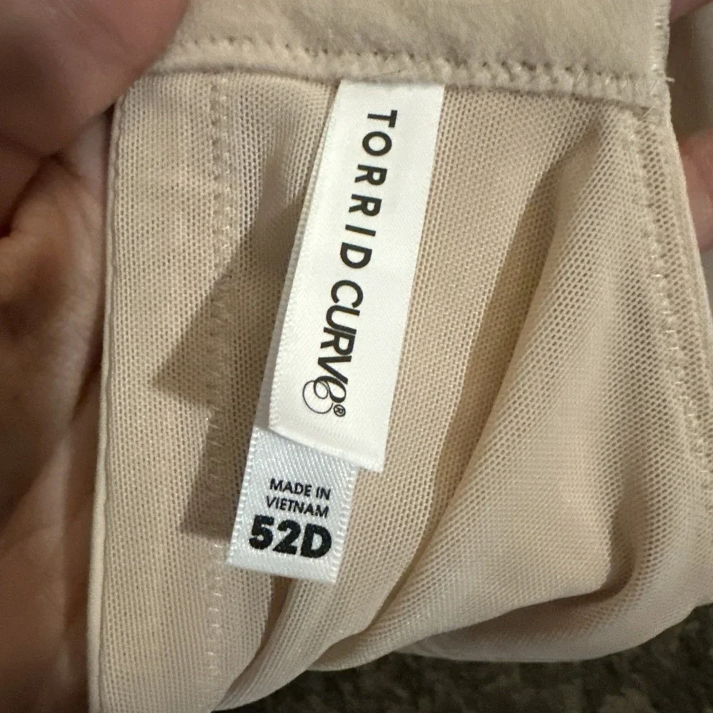 Torrid Curve Lightly Lined Nude T-Shirt Bra Size 52 D